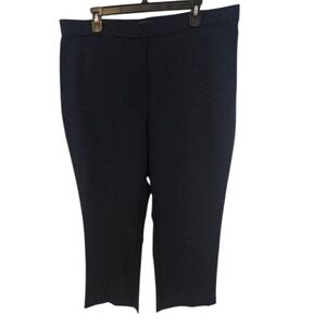3/$25 Rachel Zoe Size 1X Blue Cropped Pull On Pants